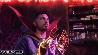 Ms. Marvel has a hot sex date with Dr. Strange, going on forever