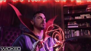 Ms. Marvel has a hot sex date with Dr. Strange, going on forever