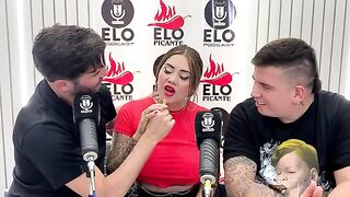 The interview with Elo podcast ended in a messy, intimate finish