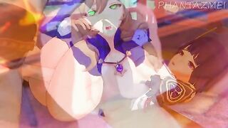 Genshin Impact hentai SFM compilation with Lisa, Eula, and more