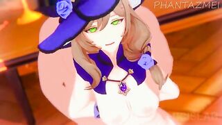 Genshin Impact hentai SFM compilation with Lisa, Eula, and more