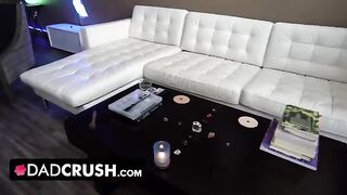 The stepdaughter Kenzie Madison made her stepdad forget his anger with a blowjob