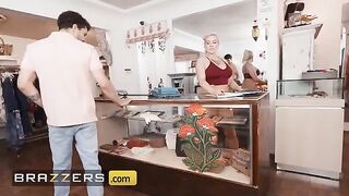The boutique owner, stunning Christie Stevens, strips after meeting Apollo Banks
