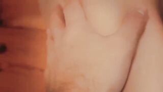 My fat wife with big tits fucks me and jumps on my cock