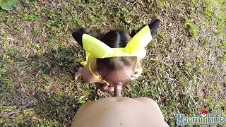 Romantic sex with beautiful Japanese girl in HD