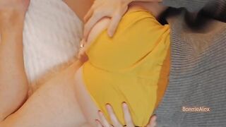 One outfit, two passionate people getting intimate in a romantic setting