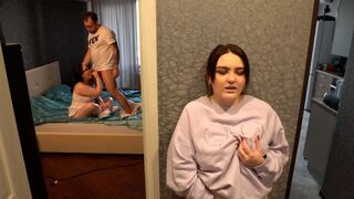They are fucking there, and my pussy is burning with desire