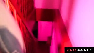 Hot Euro slut takes double penetration and anal gapping