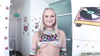 Nympho Harley King gets her mouth filled with sticky cum