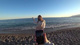The guy promised to process the pictures, but she again had to engage in intimate activities