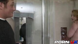 Harmony Reigns takes stepdad's cock after showering in steamy scene