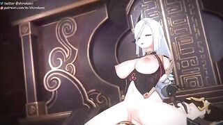 A compilation of Genshin Impact girls getting fucked until creampie