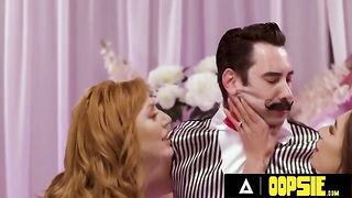 Lauren Phillips and April Olsen play a risqué game with Tommy Pistol