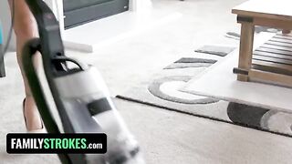 Karmen Santana bounces her big Latina booty on her stepbrother's dick
