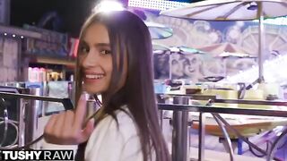 TUSHYRAW Perfect petite Vanessa gets her ass stretched out in hardcore action