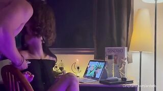 A cute 18-year-old girl has sex after smoking weed in a lo-fi setting