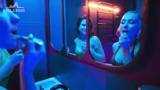 Girl was fucked in the toilet of the night club