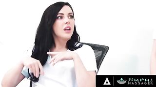 Whitney Wright and her colleague get fucked by their friend