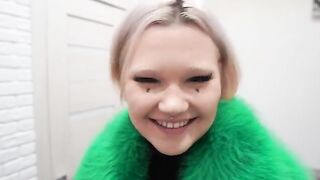 Husband did not let the girl go to the party, so she got fucked
