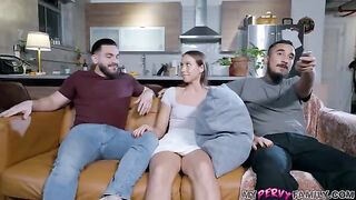 I fucked my stepsis while her husband was right there