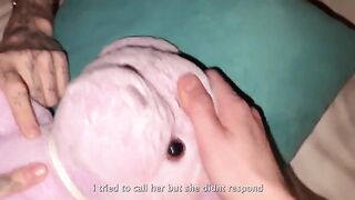 A sexy 18-year-old girl gets fucked hard on her birthday by a guy with a big dick