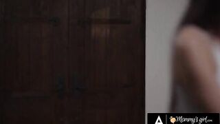 The stepsister Laney Grey replaces the cock with her pussy in a steamy swap
