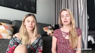 Amateur beauties are having fun and licking each other’s sweet pussies