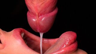 The best blowjob with milk and cum for your cock in ASMR