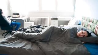The stepson fucks his stepmom in the presence of his father