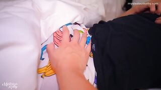 The stepdaughter got tired and took a risk, getting intimate with her stepdad