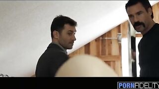 Babe Lily Love fucked by two cocks in intense threesome action