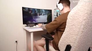 Decided to distract him with blowjob and anal surprise in 4K