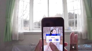 A cute girl is locked in a doghouse and gets fucked hard