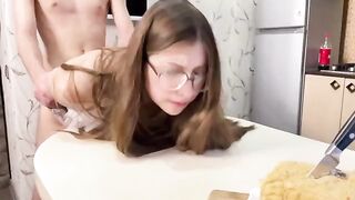 A stepsister joins her brother to watch adult content together