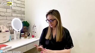 Yes, my stepmom... yes... Fuck. Fucking tie up my stepmom in my father's bedroom!