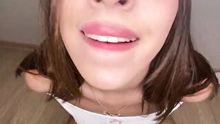 Brunette babe Julie Oliver makes you cum with her dirty talk
