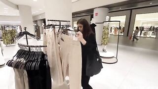 A couple almost gets caught fucking in a risky public spot, oh my!