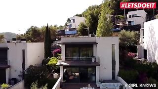 Two hot lesbians, Lena Love and Arteya, enjoy sensual sex on a lazy afternoon