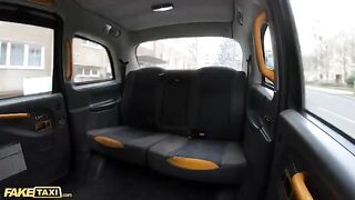 The fake taxi driver screwed hot teen Jenny Doll in the car