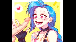 The best fuck compilation of Jinx, who loves to fuck hard and wild