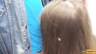 Petite babe fucked in the changing room of a shop – Risky Public Sex