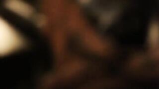 Hot wife gets her pussy railed by her husband’s massive cock in an intense threesome