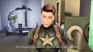 Agent Carter checks out Captain America's impressive endowment