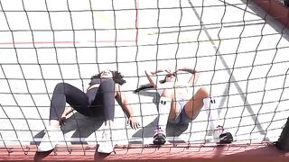 Exercise routine with my girlfriend can be quite intense, especially when we’re both passionate about keeping fit. We push each other to the limit