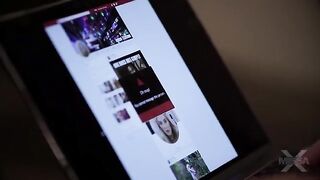 Pervert guy fucked his stepdaughter while she was sexting with someone