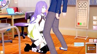 Hentai game Koikatsu! featuring big tits Moona Hoshinova's animation