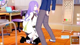 Hentai game Koikatsu! featuring big tits Moona Hoshinova's animation