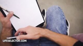 Sporty babe Veronica Leal fucked by casting director in hardcore action