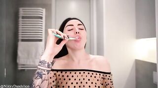 A girl woke up with a stranger in her bed and got fucked hard