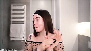 A girl woke up with a stranger in her bed and got fucked hard